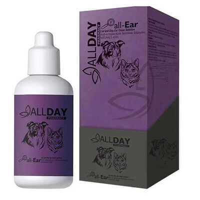 Allday All-Ear Cleaning Kedi ve Köpek Kulak Temizleme Losyunu 50 ML