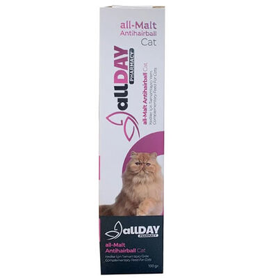 Allday All - Malt ( Hairball ) Tüy Yumağı Kontrolü Kedi Macunu 100 Gr