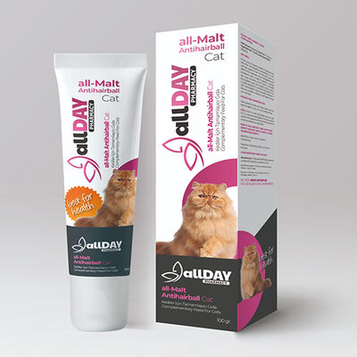 Allday All-Malt ( AntiHairball ) Tüy Yumağı Kontrolü Kedi Macunu 100 Gr