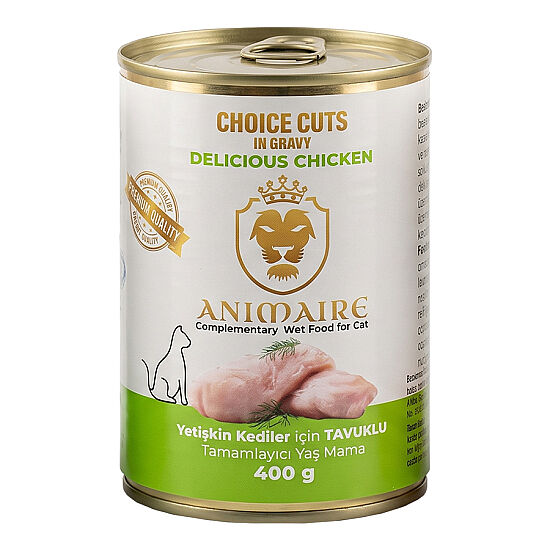 Animaire Tavuklu Kedi Konservesi 400 Gr - 1