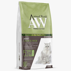 Animal World - Animal World Kuzu Etli Yetişkin Kedi Maması 1,5 Kg