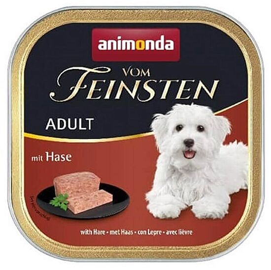 Animonda 082980 Vom Feinsten Tavşanlı Köpek Yaş Maması 150 Gr - 1