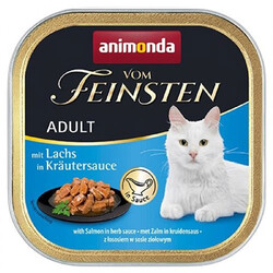 Animonda - Animonda 083361 Vom Feinsten Bitki Sosunda Somonlu Kedi Maması 100 Gr