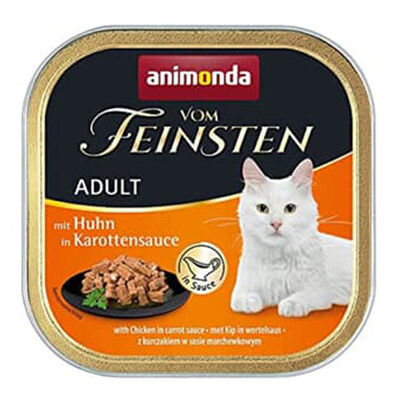 Animonda 083362 Vom Feinsten Havuç Sosunda Tavuklu Kedi Maması 100 Gr