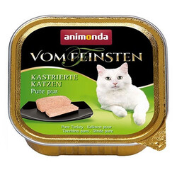 Animonda - Animonda 083856 Vom Feinsten Kısırlaştırılmış Hindili Kedi Maması 100 Gr