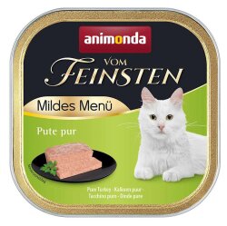 Animonda 083856 Vom Feinsten Kısırlaştırılmış Hindili Kedi Yaş Maması 100 Gr - Animonda