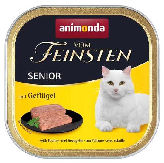 Animonda 083858 Senior Vom Feinsten Kümes Hayvanlı Yaşlı Kedi Yaş Maması 100 Gr x 6 Adet - 2
