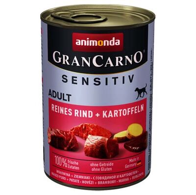 Animonda 82409 Gran Carno Sığır Etli ve Patatesli Köpek Konservesi 400 Gr