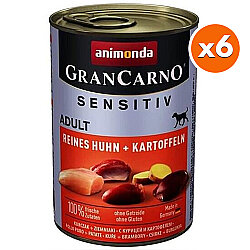 Animonda 82411 Gran Carno Tavuk ve Patatesli Köpek Konservesi 400 Gr x 6 Adet - Animonda