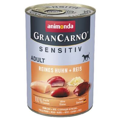 Animonda 082445 Gran Carno Tavuklu ve Pirinçli Köpek Konservesi 400 Gr