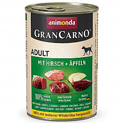 Animonda 82479 Gran Carno Elmalı Geyikli Köpek Konservesi 400 Gr x 6 Adet - 2