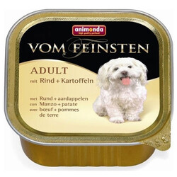 Animonda - Animonda 82615 Vom Feinsten Sığır Etli Patates Köpek Yaş Maması 150 Gr