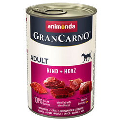 Animonda - Animonda 82731 Gran Carno Sığır Eti ve Yürek Köpek Konservesi 400 Gr