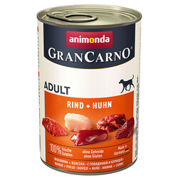 Animonda - Animonda 82732 Gran Carno Sığır ve Tavuk Etli Köpek Konservesi 400 Gr