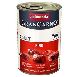 Animonda 82735 Gran Carno Sığır Etli Yetişkin Köpek Konservesi 400 Gr - Thumbnail