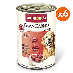Animonda 82735 Gran Carno Sığır Etli Yetişkin Köpek Konservesi 400 Gr x 6 Adet - Animonda