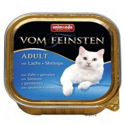 Animonda - Animonda 83202 Vom Feinsten Somonlu ve Karidesli Kedi Maması 100 Gr