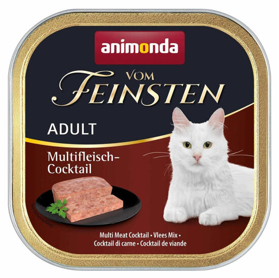 Animonda 83204 Vom Feinsten BOX Karışık Etli Kedi Yaş Maması 100 Gr x 6 Adet - 3