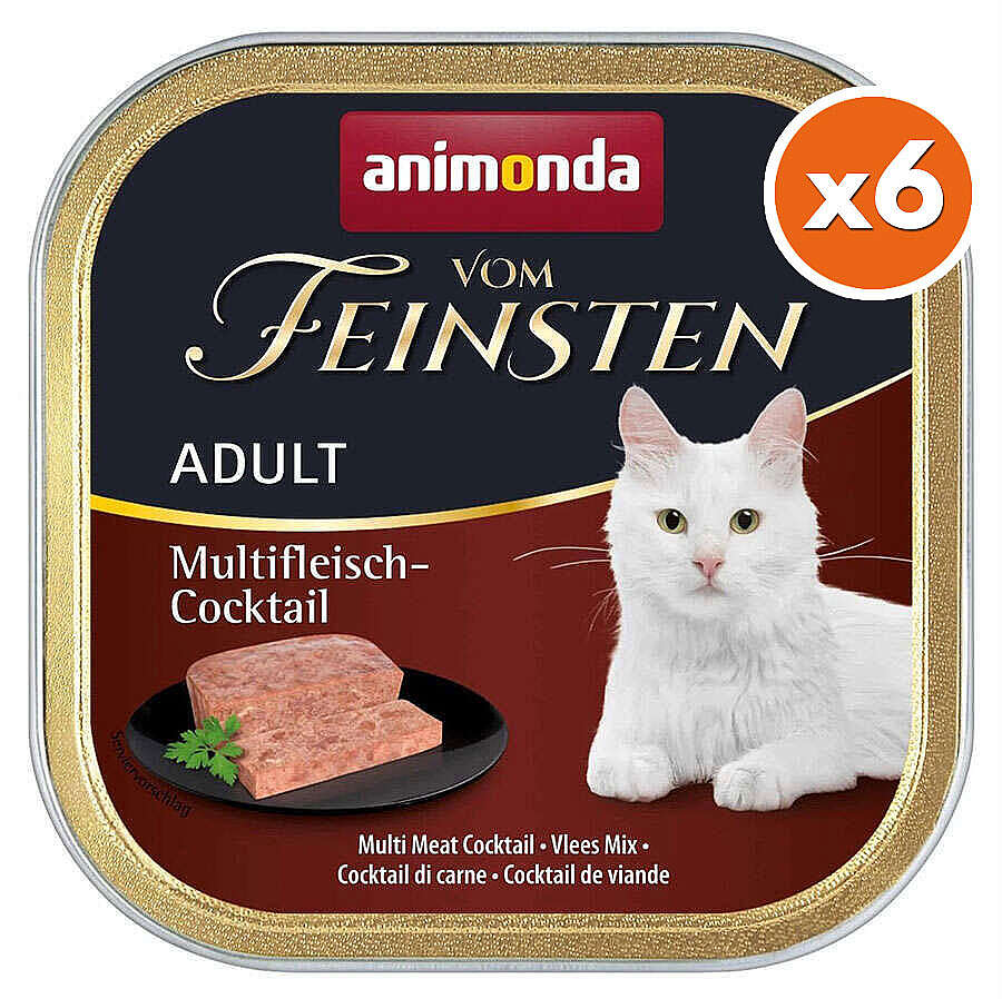 Animonda 83204 Vom Feinsten Karışık Etli Kedi Yaş Maması 100 Gr x 6 Adet