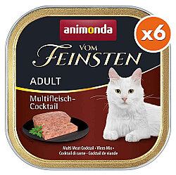Animonda 83204 Vom Feinsten Karışık Etli Kedi Yaş Maması 100 Gr x 6 Adet - Animonda