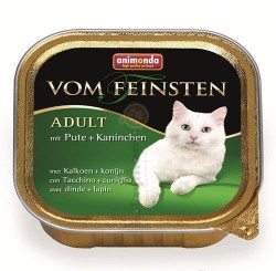 Animonda - Animonda 83205 Vom Feinsten Hindi ve Tavşan Etli Kedi Maması 100 Gr