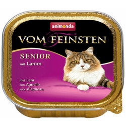 Animonda - Animonda 83237 Vom Feinsten Senior Kuzu Etli Yaşlı Kedi Maması 100 Gr