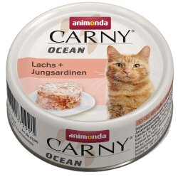 Animonda 83299 Carny Ocean Somon Balığı ve Genç Sardalya Kedi Konservesi 80 Gr - Animonda