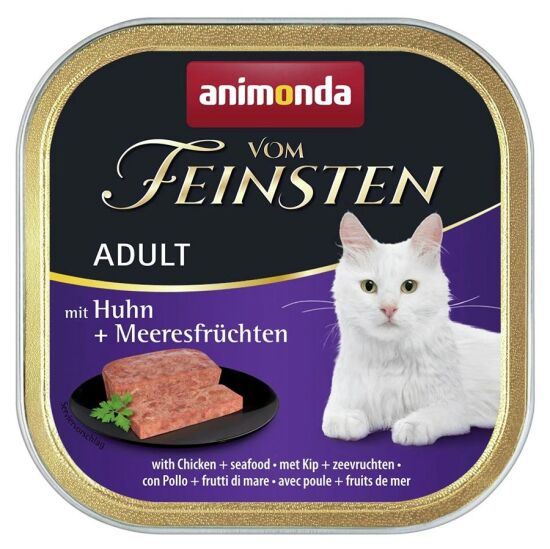 Animonda 83306 Vom Feinsten Tavuk ve Deniz Mahsulü Kedi Yaş Maması 100 Gr - 1