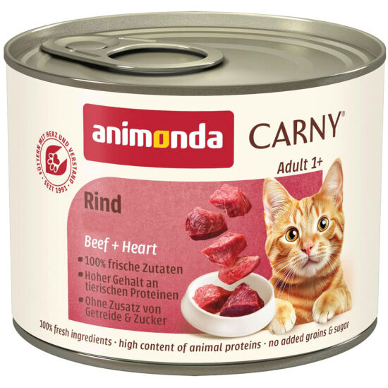 Animonda 83498 Carny Sığır Etli Kedi Konservesi 200 Gr - 1