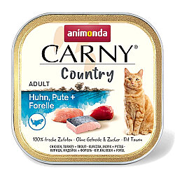 Animonda Carny Country Tavuklu Hindili ve Alabalıklı Yetişkin Kedi Konservesi 100 Gr - Animonda