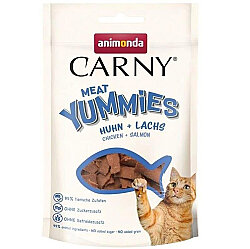 Animonda Carny Meat Tavuk ve Somon Etli Kedi Ödülü 50 Gr - Animonda