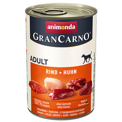 Animonda Gran Carno Beef and Chicken Wet Dog Food 400 Gr. - Thumbnail