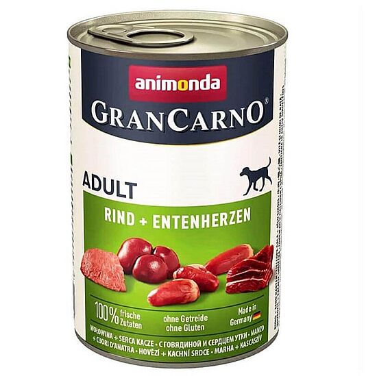 Animonda Gran Carno Beef and Duck Wet Dog Food 400 Gr. - 1