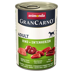 Animonda - Animonda Gran Carno Beef and Duck Wet Dog Food 400 Gr.