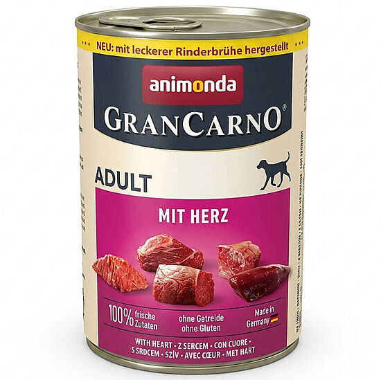 Animonda Gran Carno Beef and Heart Wet Dog Food 400 Gr. - Buy 6 Pay 5 - 2
