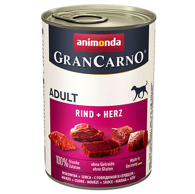 Animonda Gran Carno Beef and Heart Wet Dog Food 400 Gr.