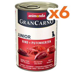 Animonda - Animonda Gran Carno Beef and Turkey Puppy Wet Dog Food 400 Gr. - Buy 6 Pay 5