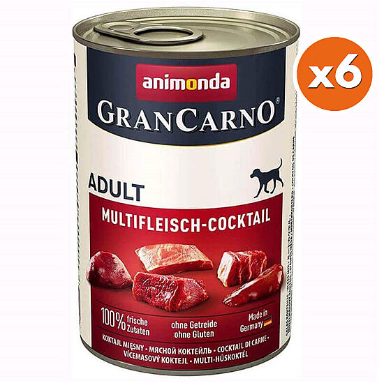Animonda Gran Carno Karışık Etli Köpek Konservesi 400 Gr x 6 Adet - 1