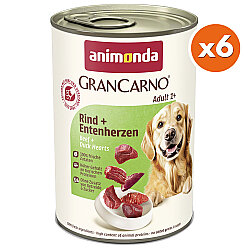 Animonda Gran Carno Sığır ve Ördek Köpek Konservesi 400 Gr x 6 Adet - 2