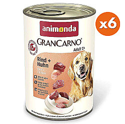 Animonda Gran Carno Sığır ve Tavuk Köpek Konservesi 400 Gr x 6 Adet - 2