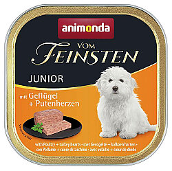 Animonda Junior 82621 Vom Feinsten Kümes Hayvanı Hindi Yavru Köpek Yaş Maması 150 Gr - Animonda