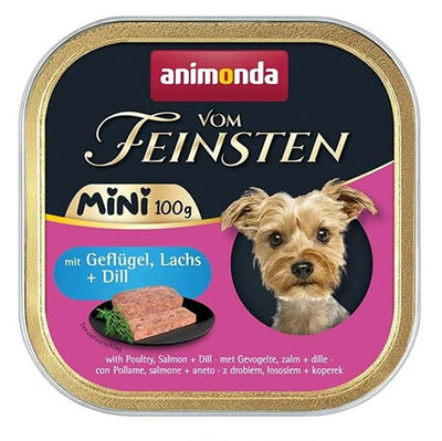 Animonda 82358 Kümes Hayvanlı ve Somonlu Mini Irk Köpek Yaş Maması 100 Gr