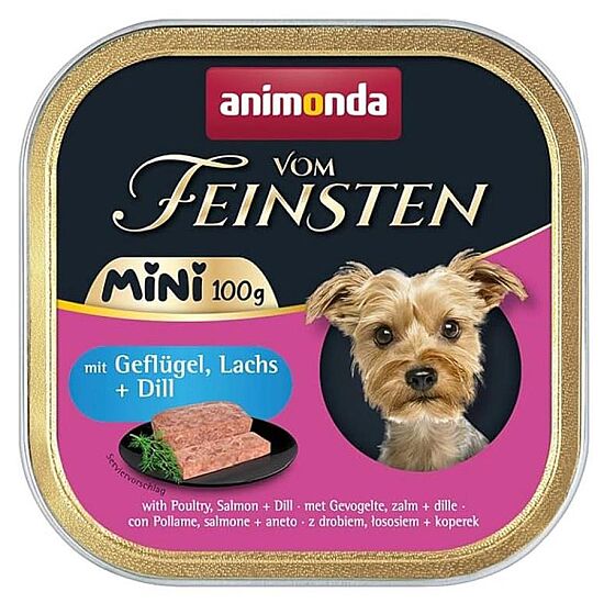 Animonda 82358 Kümes Hayvanlı ve Somonlu Mini Irk Köpek Yaş Maması 100 Gr - 1