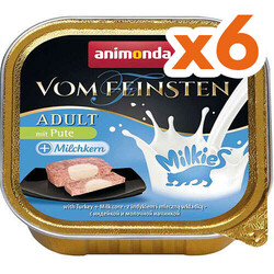 Animonda - Animonda Milkies 83112 Vom Feinsten Hindi Etli ve Sütlü Kedi Yaş Maması 100 Gr - 6 Adet x 100 Gr