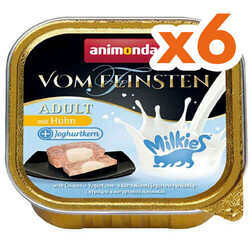 Animonda - Animonda Milkies 83113 Vom Feinsten Tavuk Etli ve Yoğurt Kedi Yaş Maması 100 Gr x 6 Adet