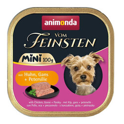 Animonda - Animonda 82359 Tavuk ve Kaz Etli Mini Irk Köpek Konservesi 100 Gr