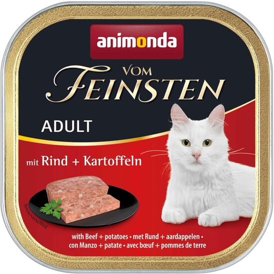 Animonda Vom Feinsten Beef and Potato Wet Cat Food 100 Gr. - 1