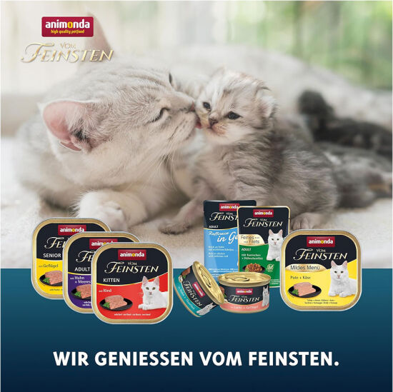 Animonda Vom Feinsten Beef Kitten Wet Cat Food 100 Gr. - Pack of 6 - 5