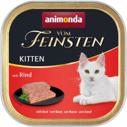 Animonda Vom Feinsten Beef Kitten Wet Cat Food 100 Gr. - Animonda