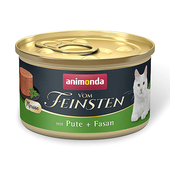 Animonda Vom Feinsten Hindili ve Sülünlü Yetişkin Kedi Konservesi 85 Gr - 1